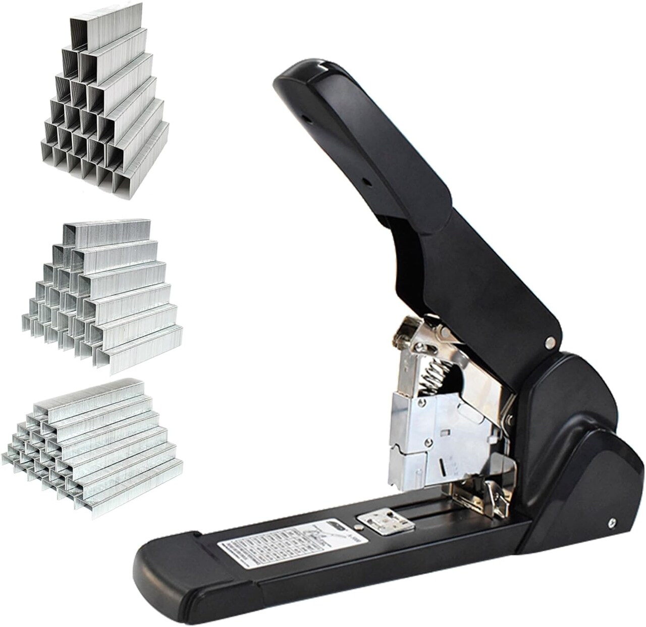 Labor-Saving Heavy Duty Stapler, 240 Sheets High Capacity, Large Office/Industrial Stapler, 3000 Staples Included, Easy to Bind